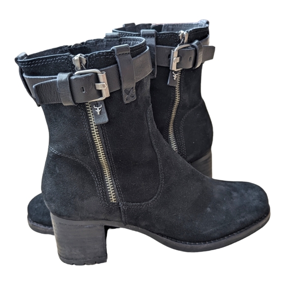 TRASK Madison Suede Booties 6 - Picture 1 of 10